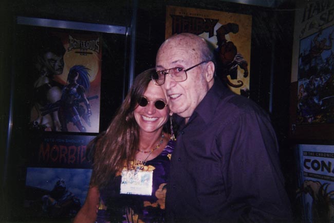 Schutz and Will Eisner at San Diego Con in 2003.