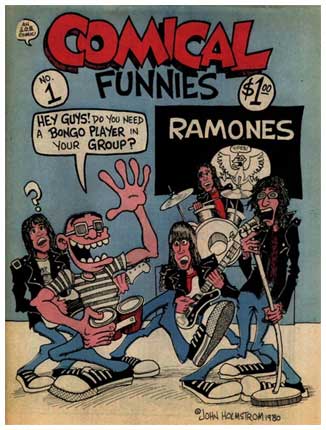 Comical Funnies #1. Cover by John Holmstrom