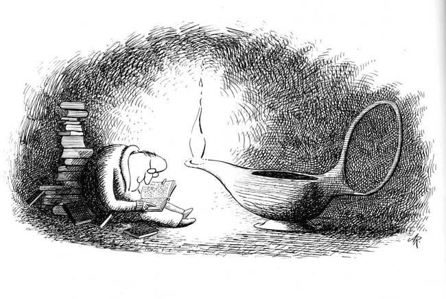 "The Reader" - Holiday (1955)