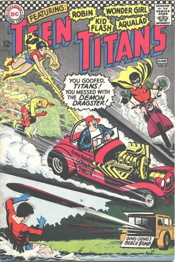 Teen Titans, no. 3 (June 1966), cover art by Nick Hardy.