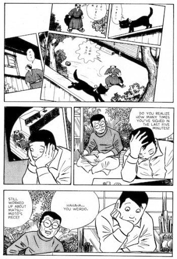 Tatsumi Yoshihiro, A Drifting Life (1995-2006), from Drawn & Quarterly edition 2009.