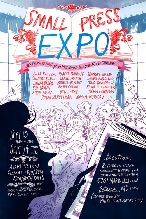 SPX 2014 Poster designed by Emily Carroll