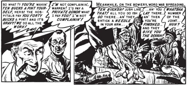 Graham Ingels, Pickled Pints, Vault of Horror, no. 29 (1953), as published in Sucker Bait and Other Stories (Fantagraphics, 2014).