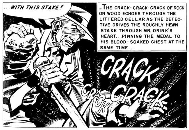 Jack Davis (art) and Al Feldstein (story), The Reluctant Vampire, Vault of Horror, no. 20 (1951).