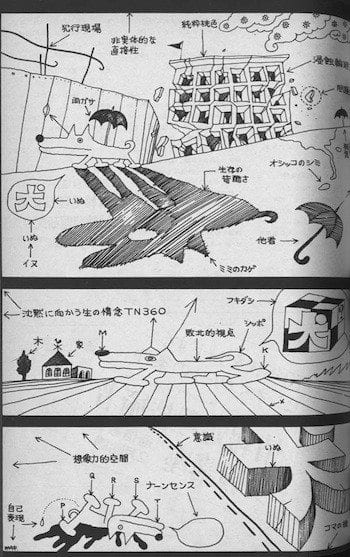 Sasaki Maki, The Dog Goes, Asahi Journal (January 18, 1970), page 3.