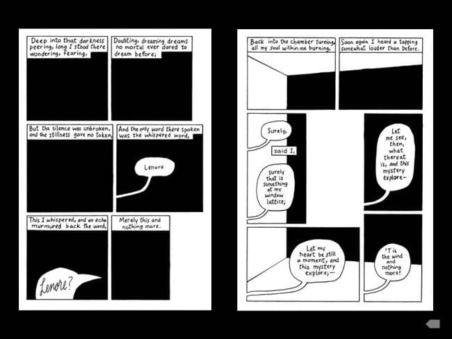 Pages 6 and 7 from David Laskys THE RAVEN 2002)