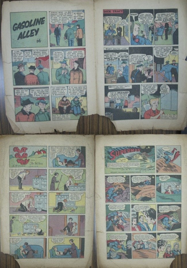 Unidentified ASF comic (1945). Collection of Tezuka Pro.