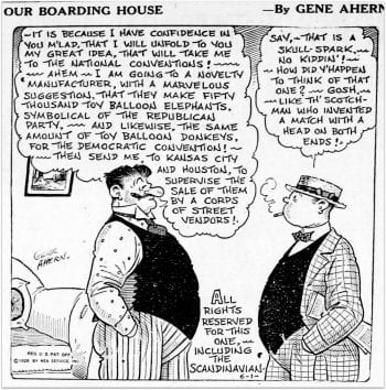 Gene Ahern, OUR BOARDING HOUSE (June 1, 1928)