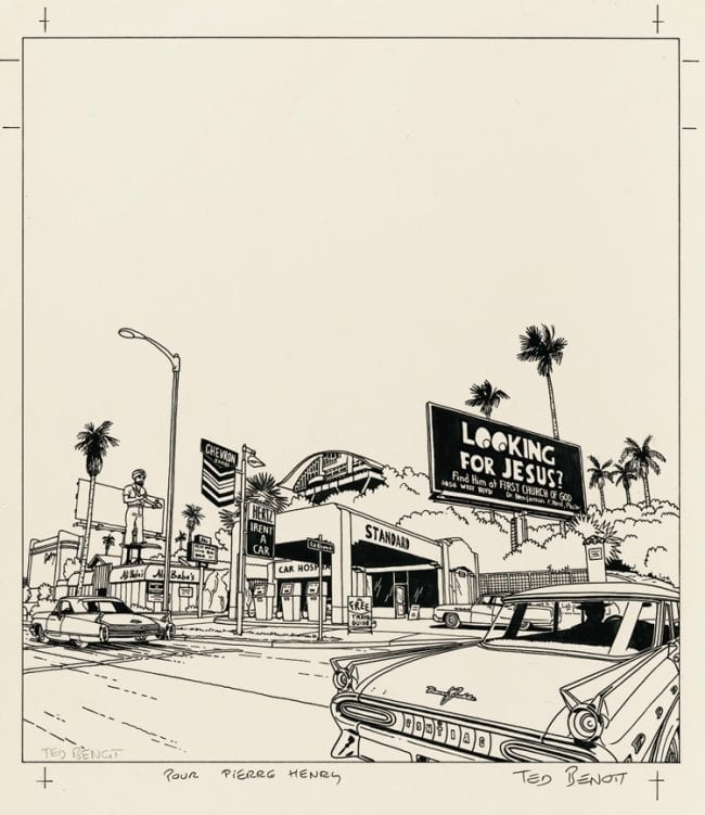 "Los Angeles", 1982, by Ted Benoit, sold by Sothebys