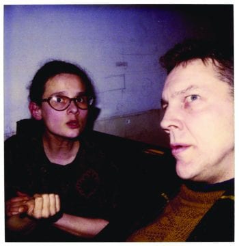 Helena Harvilica and Tony Millionaire, circa late 1990s in New York City.