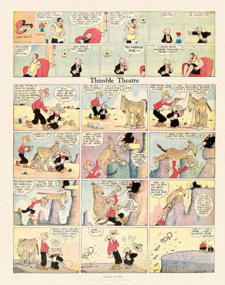 Thimble Theatre The PrePopeye Comics of E.C. Segar The Comics Journal