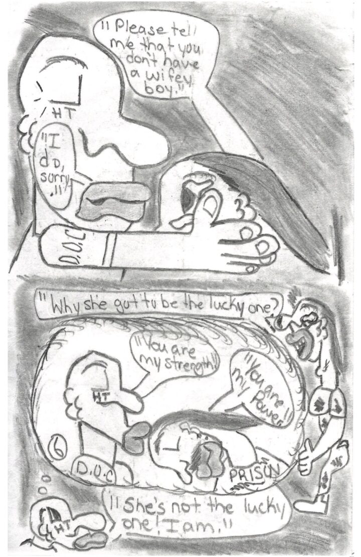 sirbrian spease art for A.B.O. Comix review at Comics Journal