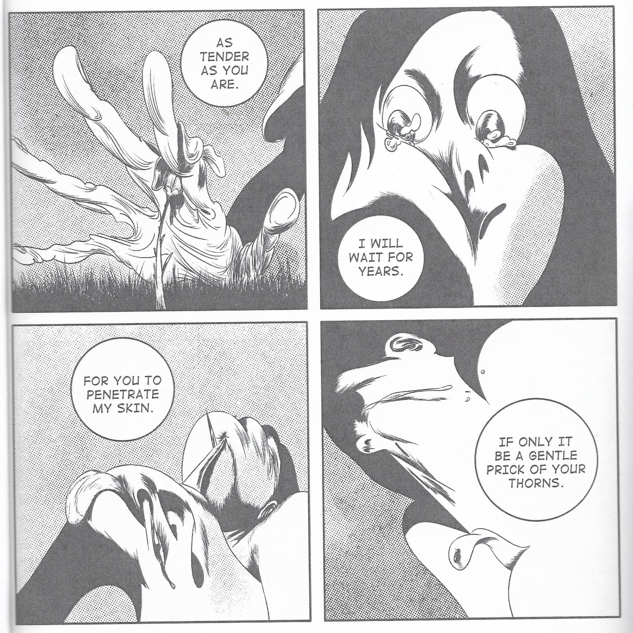 Crucial to Dear Mother is the breakdown of chronology, of panel sequence, w...