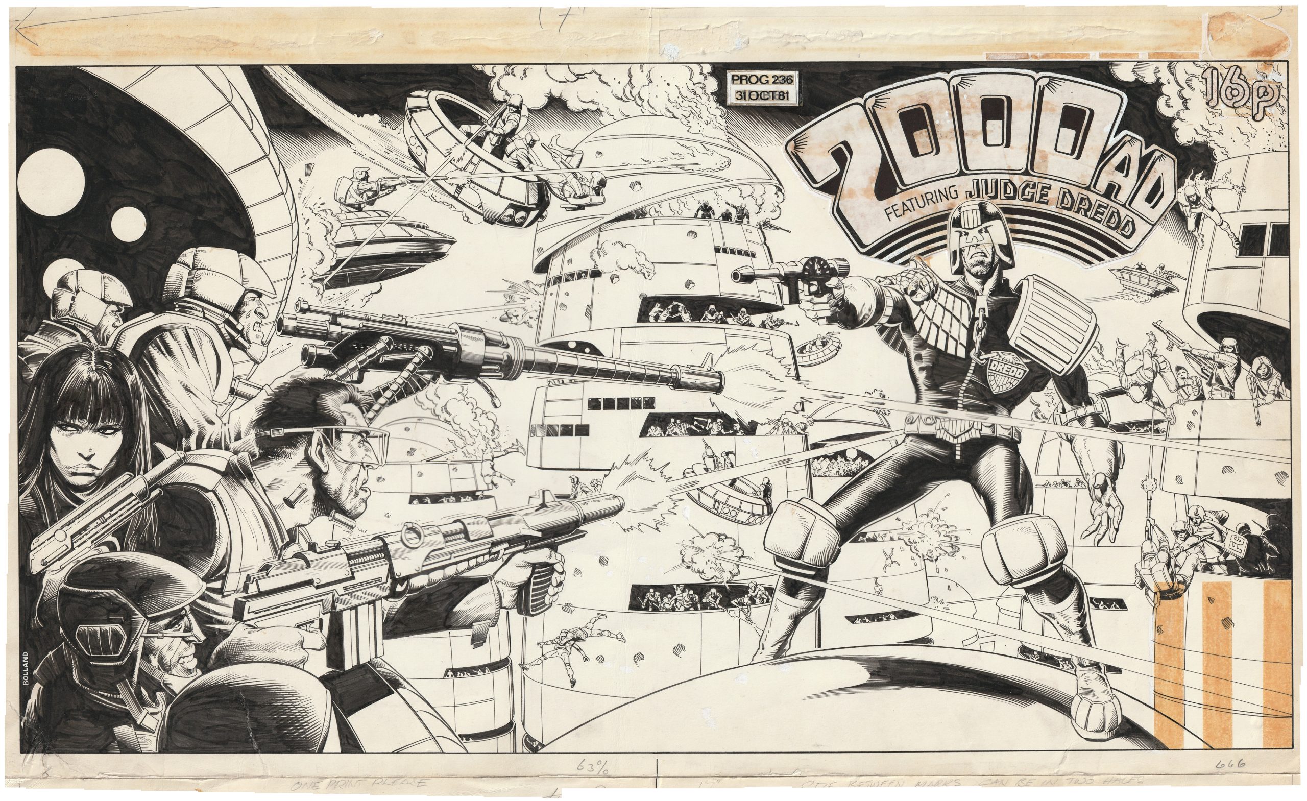 Creating the Judge Dredd by Brian Bolland Apex Edition: A How-to