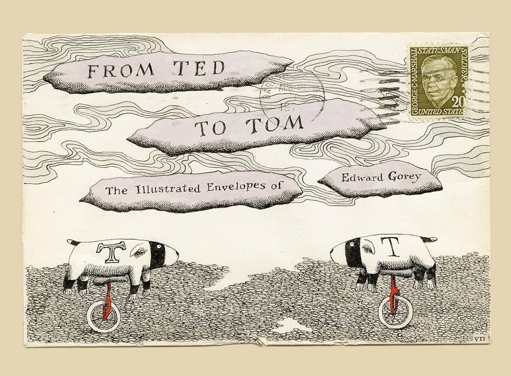 ジクレー画「THEODORE TOO」(絶版) From Ted to Tom: The Illustrated Envelopes of Edward Gorey - The