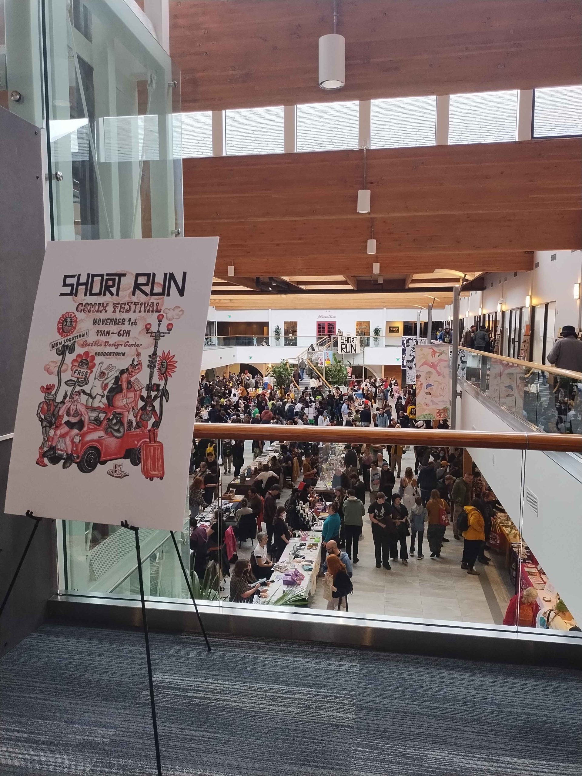 You look radiant in that raincoat! A scene report from behind the tables at Short Run 2025