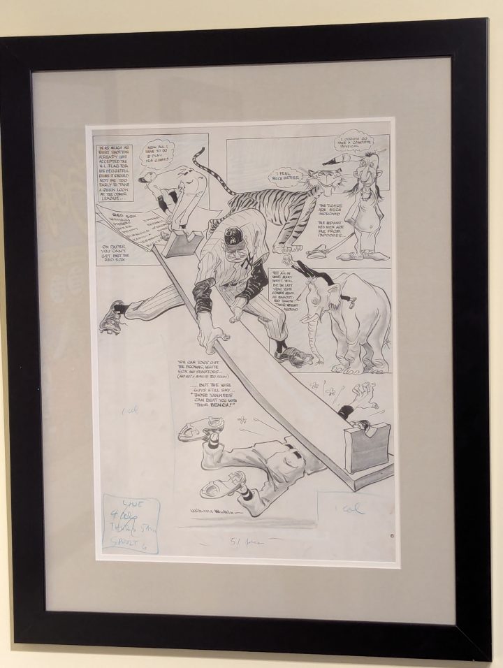 An original illustration by Willard Mullin.