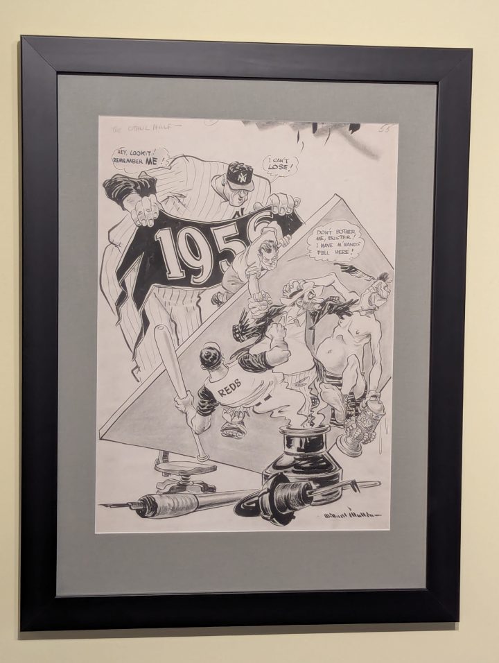 An original illustration by Willard Mullin.