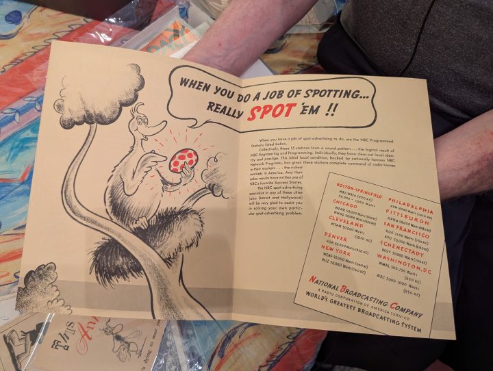 An early illustration by Theodore "Dr. Seuss" Giesel
