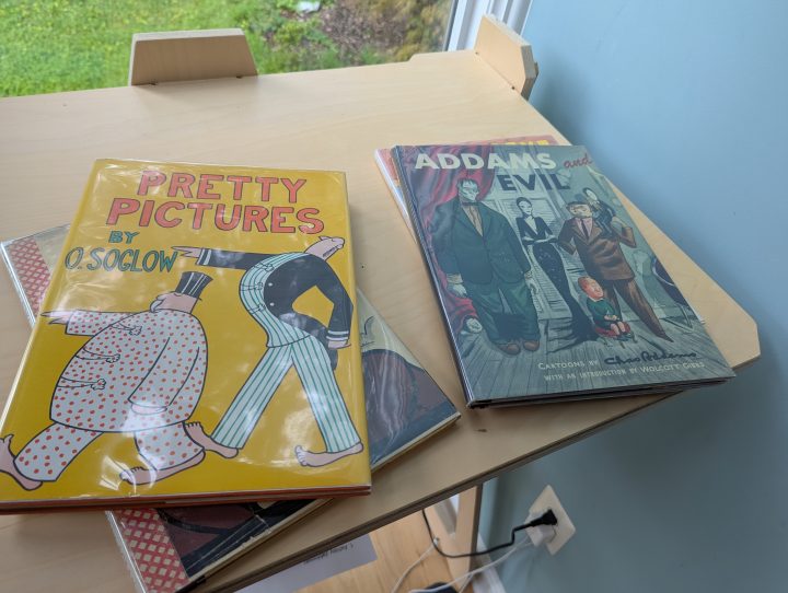 Books by Soglow and Addams