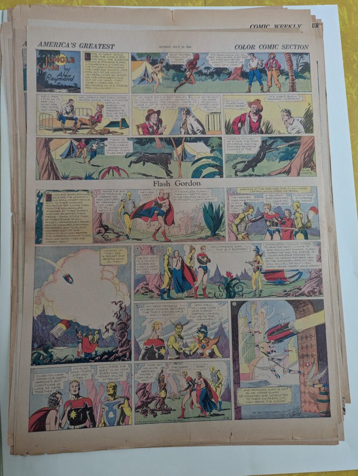 Alex Raymond strips from 1934